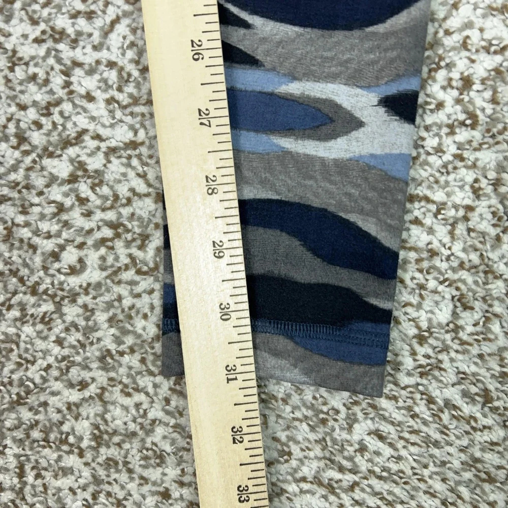 Lululemon Pants Womens 4 Blue Camo Align Mid Rise Leggings Yoga Gym‎ Workout